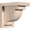 Ekena Millwork Alpine Smooth Corbel w/Backplate, Douglas Fir, 5 1/2"W x 8"D x 8"H COR06X08X08ALP01SDF - alternate 1